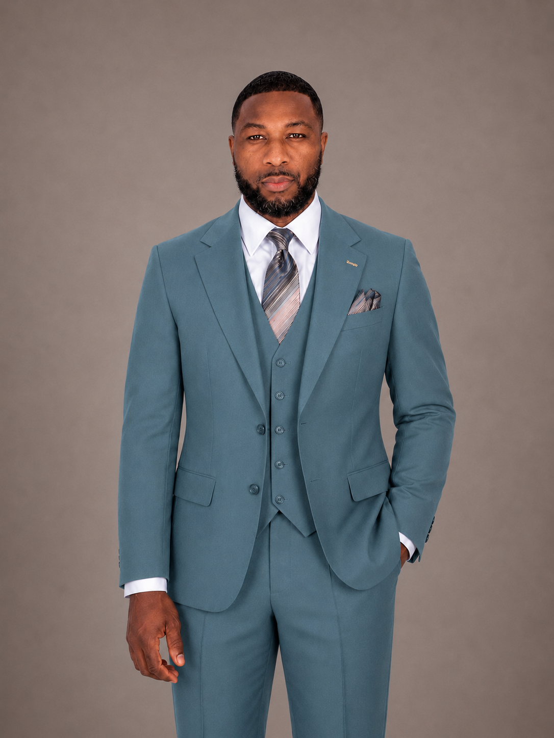 Teal 3-Piece Suit