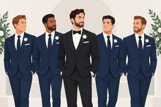 Groomsmen Suits That Look Sharp Beside the Groom