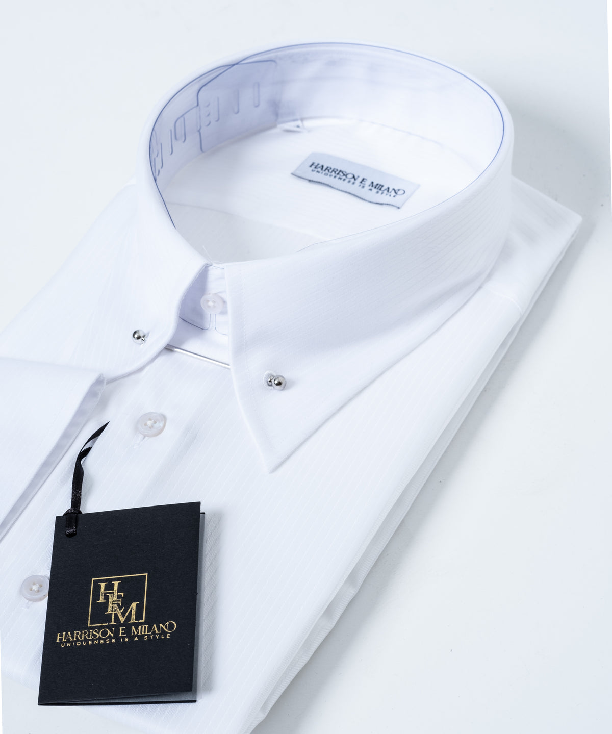 Premium White pin collar Dress Shirt – Timeless Elegance & Distinguished Style