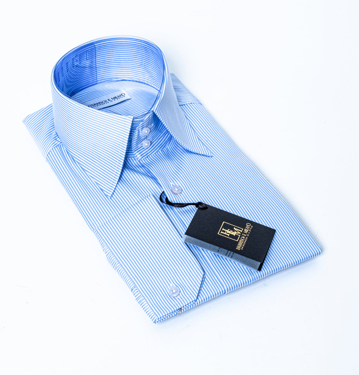 Blue & White Striped Dress Shirt